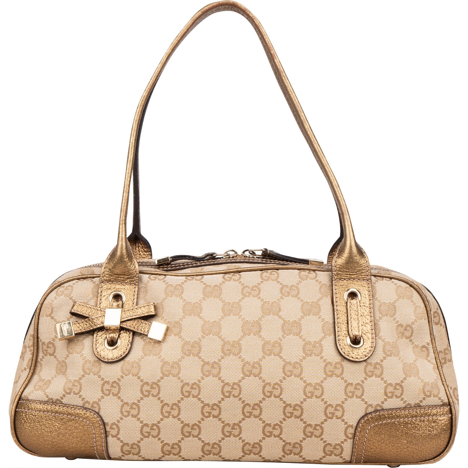 Gucci Monogram GG Princy Handbag - vintageandkickz
