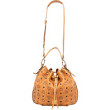 MCM Monogram Visetos Essential Drawstring Crossbody Handbag
