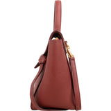 Céline Red Grained Calfskin Nano Belt Handbag