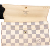 Louis Vuitton Monogram Damier Azur Sarah Wallet