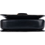 Celine Blue Boxcalf Carriage Triomphe Shoulder Bag