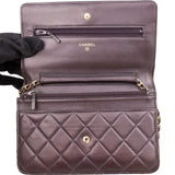 Chanel Quilted Lambskin Wallet On Chain Crossbody Bag