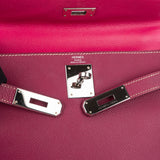 Hermès Pink Epsom Leather Kelly Sellier 28 Handbag
