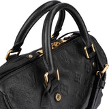 Louis Vuitton Noir Leather Monogram Empreinte Speedy 25 Bandoulière Handbag