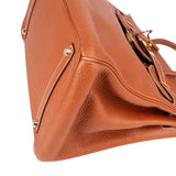 Hermès Brun Fjord Leather Birkin 35 Handbag xx leder - vintageandkickz