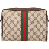 Gucci Monogram GG Supreme Web Clutch