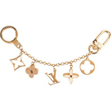 Louis Vuitton Golden Blooming Flowers & Key Holder Bag Charm