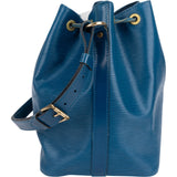 Louis Vuitton Blue Epi Leather Sac Noé Petit Shoulder Bag