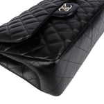Chanel Quilted Lambskin Jumbo Double Flap Crossbody Bag xx datacode - vintageandkickz