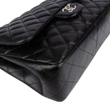 Chanel Quilted Lambskin Jumbo Double Flap Crossbody Bag xx datacode - vintageandkickz