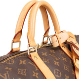 Louis Vuitton Monogram Canvas Keepall 55 Bandoulière Travel Bag