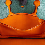 Hermès Vert Clair Ardennes Leather Birkin 35 Handbag