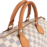 Louis Vuitton Monogram Damier Azur Canvas Speedy 30 Handbag