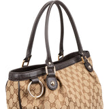 Gucci Monogram GG Canvas Sukey Tote Shoulder Bag