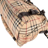 Burberry Haymarket Check Laced Lowry Northfield Shoulder Bag