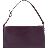Louis Vuitton Purple Epi Leather Pochette Accessoires Handbag