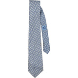 Hermès Chain Link Pattern Silk Tie Krawatte