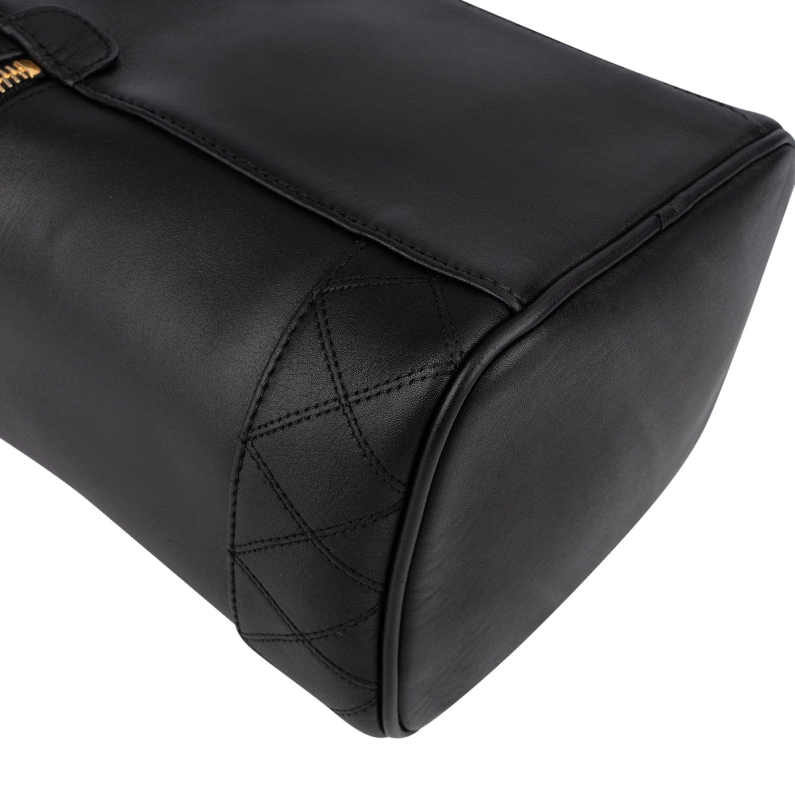 Chanel Stitching Lambskin Vanity Case Handbag - vintageandkickz