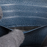 Balenciaga Classic Blue Continental City Zip Around Wallet