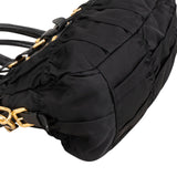 Prada Black Tessuto Gaufre Satchel Handbag
