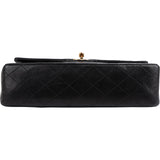 Chanel Quilted Lambskin 24K Gold Medium Double Flap Shoulder Bag