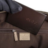 Gucci Monogram GG Canvas Abbey Tote Shoulder Bag