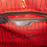 Louis Vuitton Monogram Damier Ebene Neverfull MM Shoulder Bag