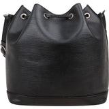 Louis Vuitton Noir Epi Leather NM Sac Noé Petit Shoulder Bag