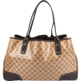 Gucci Monogram GG Crystal Princy Tote Shoulder Bag