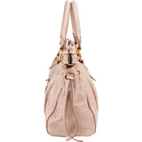 Miu Miu Vitello Lux Leather Satchel Handbag