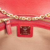 MCM Visetos Monogram Embossed Leather Millie Flap Crossbody Bag