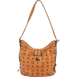 MCM Monogram Visetos Hobo Shoulder Crossbody Bag