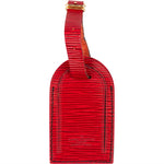 [🔄️B10 / F72] Louis Vuitton Red Epi Leather Luggage Tag - vintageandkickz