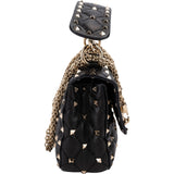 Valentino Quilted Leather Rockstud Spike Crossbody Handbag