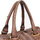 Bottega Veneta Intrecciato Leather Accordeon Handbag