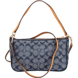 Coach Monogram Signature Denim Jual Teri Shoulder Crossbody Bag