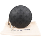 Louis Vuitton Monogram Mahina Leather Round Rond Coin Pouch Bag Charm