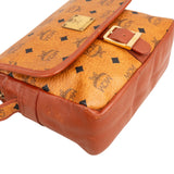 MCM Monogram Visetos Buckle Flap Crossbody Bag
