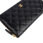 [🔄️B11 / F33] Chanel Caviar Leather Classic Long Zipped Wallet - vintageandkickz