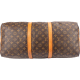Louis Vuitton Monogram Canvas Keepall 50 Bandoulière Travel Bag