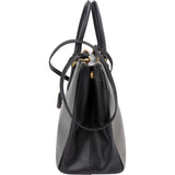 Prada Bicolor Saffiano Leather Galleria Handbag