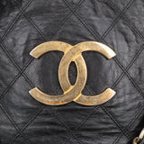 Chanel Quilted Lambskin CC Drawstring Bucket Crossbody Bag