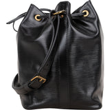 Louis Vuitton Noir Epi Leather Sac Noé Petit Shoulder Bag