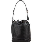 Louis Vuitton Noir Epi Leather Sac Noé Grande Shoulder Bag
