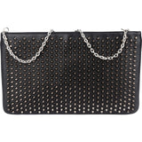 Christian Louboutin Leather Spiked Loubiposh Crossbody Bag