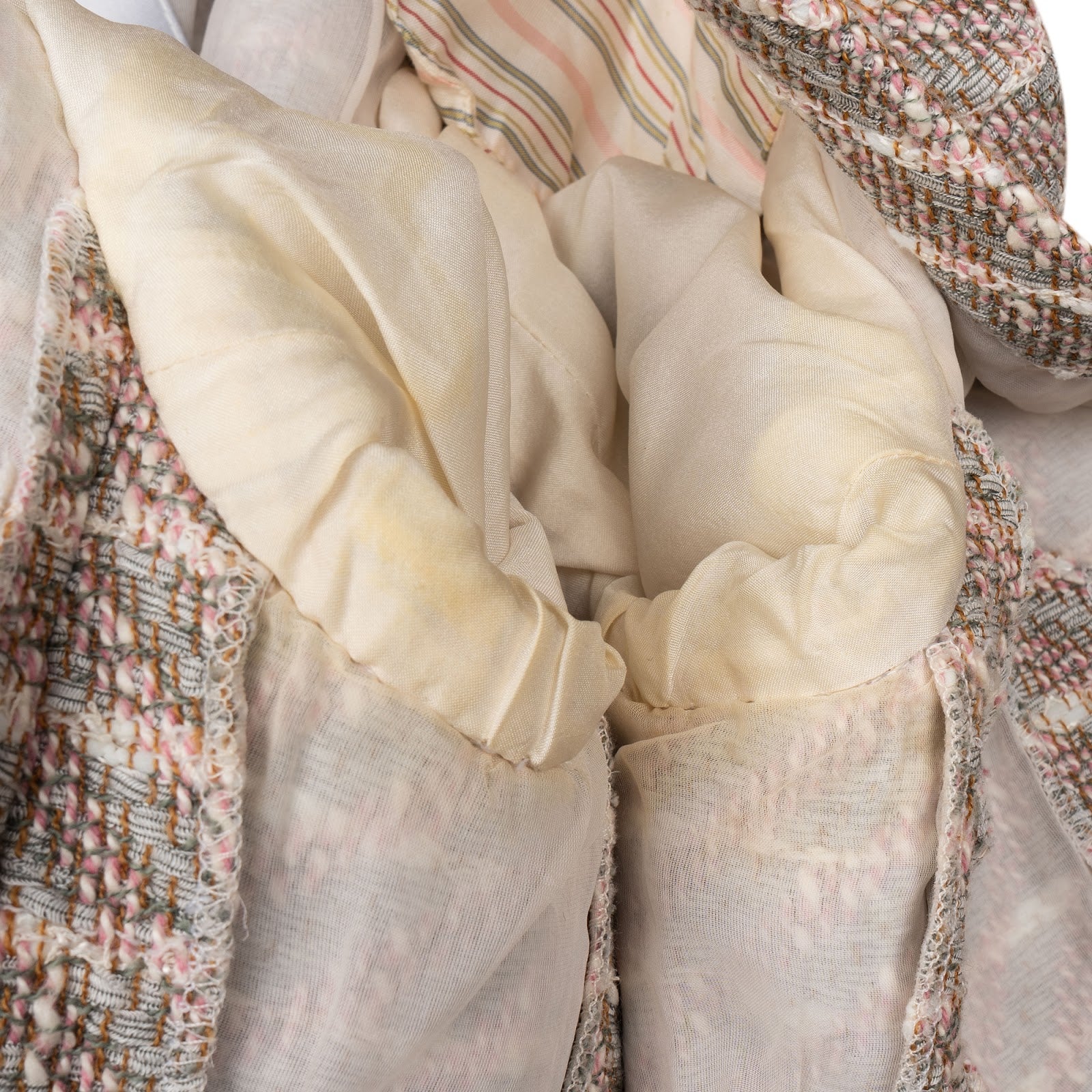 [🔄️B33 / F79] Chanel Multicolor Tweed Skirt Suit - vintageandkickz