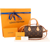 Louis Vuitton Monogram Canvas Nano Speedy Handbag