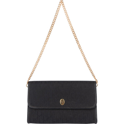 [🔄️B21 / F16] Dior Oblique Canvas Chain Clutch - vintageandkickz
