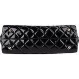 Chanel Quilted Patent Leather CC Shoulder Bag