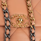 Chanel 19 Quilted Lambskin Chanel Single Flap Shoulder Bag